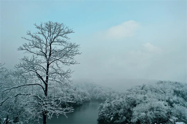 在銅鑼壩，來一場與風雪邂逅的浪漫